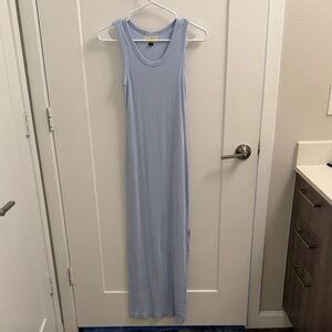 Baby blue bodycon dress universal thread size small